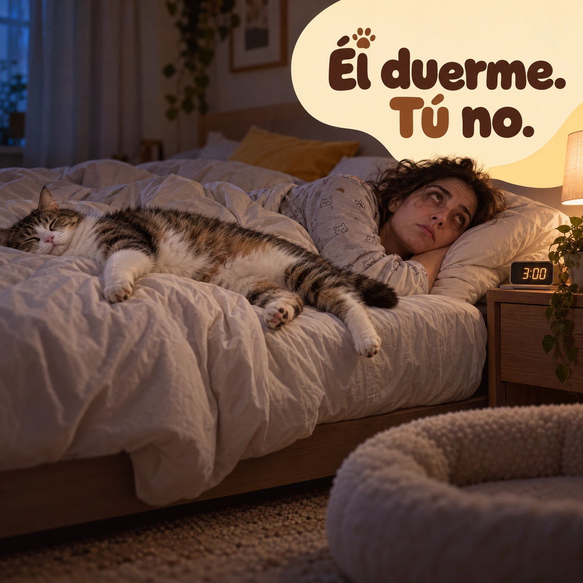 Saco de dormir afelpado para gatos