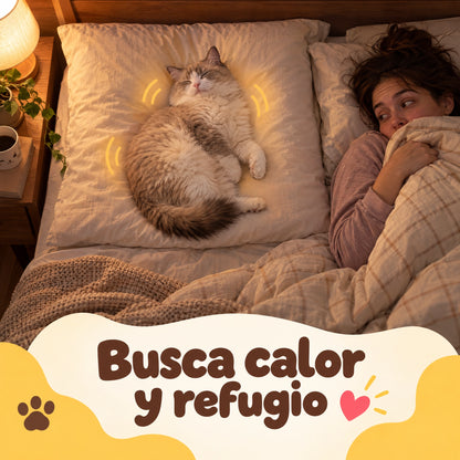 Saco de dormir afelpado para gatos